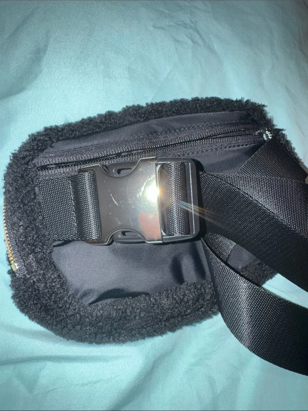 lululemon athletica Black Sherpa Crossbody